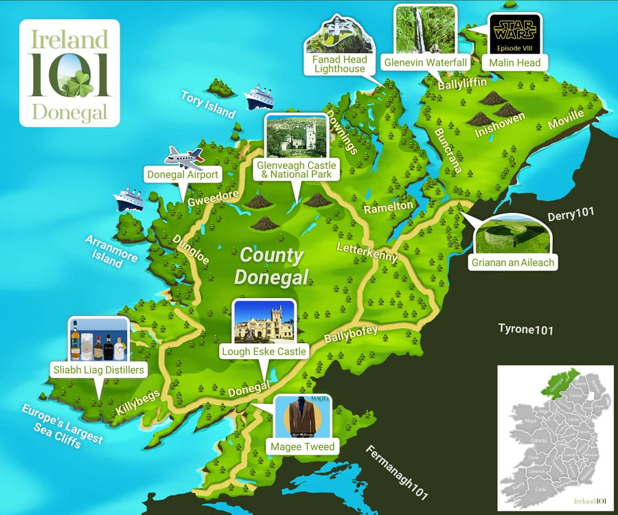 Counties Of Ireland Donegal Ireland
