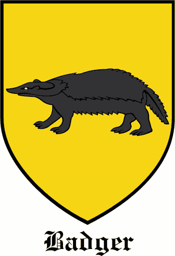 Badger family crest