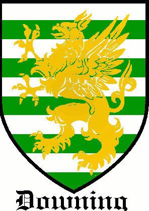 downing family crest