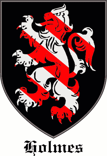 HOLMES family crest