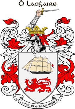 LEARY family crest