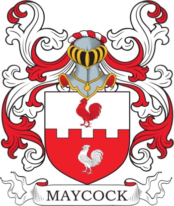 Maycock family crest
