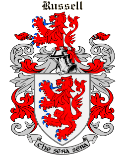 Russill family crest