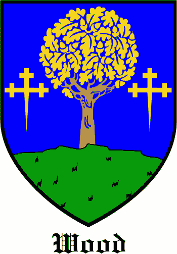 Woode family crest